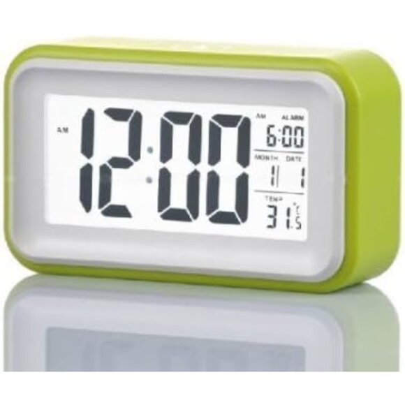 Green Digital Alarm Clocks, 2ct - Picture 1 of 7
